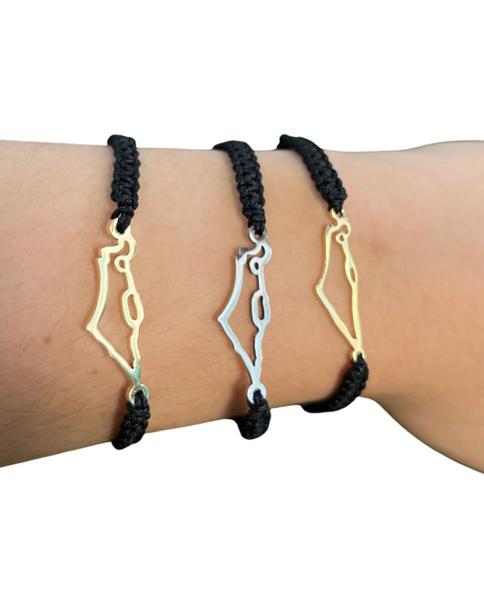 Pulseira Minha Terra - Trançada Preta